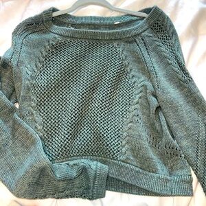 Lululemon sweater clear knit